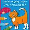 Mein erstes Mal- und Kritzelbuch.