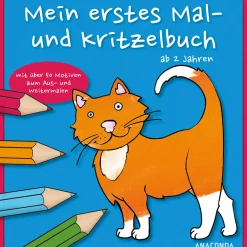 Mein erstes Mal- und Kritzelbuch.
