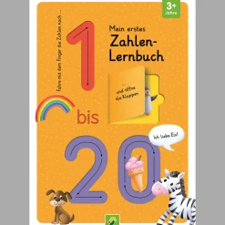Mein erstes Zahlen Lernbuch mit Spurrillen und Klappen: Fingerspurenbuch mit Klappen I Ab 3 Jahren.