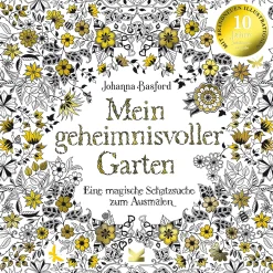Mein geheimnisvoller Garten. Ausmalbuch.
