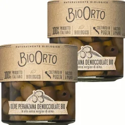 Olive Peranzana in Olivenöl, Bio, 2er-Set.