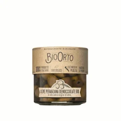 Olive Peranzana in Olivenöl, Bio.