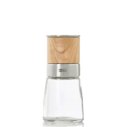 Pfeffer- und Salzmühle aus Glas.