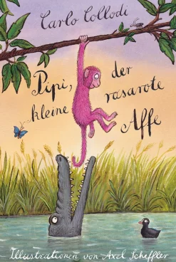 Pipi, der kleine rosarote Affe.