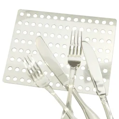 Platte zum Silberputzen.