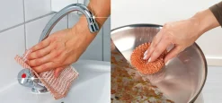 Putzlinge und Tücher aus Kupfer, Set.