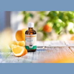 Reines ätherisches Orangenöl.