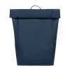 Rolltop-Rucksack, navyblau.