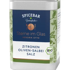Salz mit Zitronen, Oliven & Salbei, Bio.