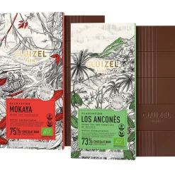 Schokoladen-Set »Mokaya« 75 % und »Los Anconès« 73 %, Bio.