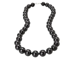 Schungit Kette breit
