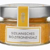 Sizilianisches Bio-Zitronensalz.