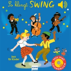 So klingt Swing - Jazz für Kinder: Ein Soundbuch mit 6 bekannten Swing-Klängen - in hervorragender Soundqualität und mit liebevoll gestalteten Illustrationen. Für Kinder ab 12 Monaten.