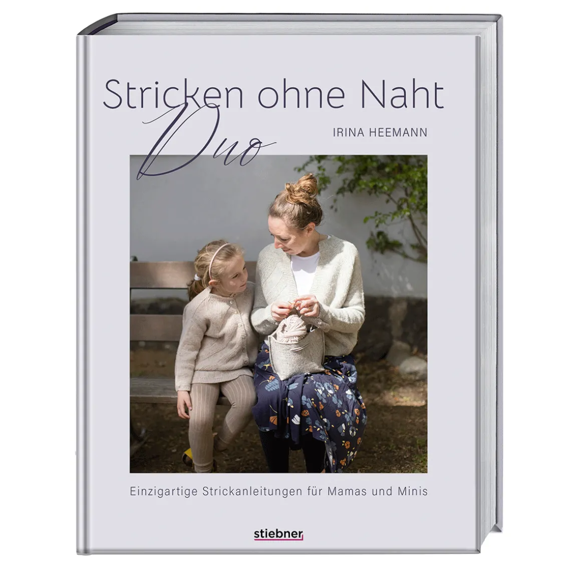 Stricken ohne Naht Duo: Einzigartige Strickanleitungen für Mamas und Minis. Strickbuch für Top Down Stricken, mit Strickanleitungen für Cardigan, Weste und Pullover stricken für Mini Me und Damen.
