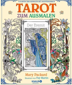 Tarot zum Ausmalen. 78 Karten zum Ausmalen mit Anleitungsbuch.