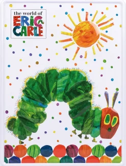 The World of Eric Carle Happy Tin. Metallbox mit verschiedenen Materialien.