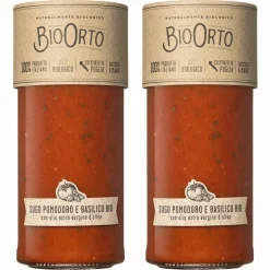 Tomatensauce mit Basilikum, Bio, 2er-Set.