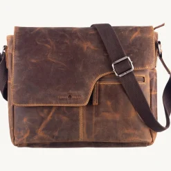 Umhängetasche aus Vintage-Leder.