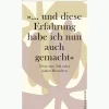 »...und diese Erfahrung habe ich nun auch gemacht«. Texte zum Tod eines nahen Menschen.