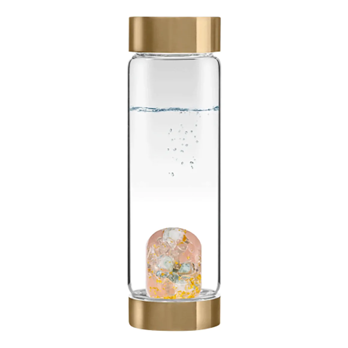 VitaJuwel-Trinkflasche ViA »Goldene Seelenverbindung«.