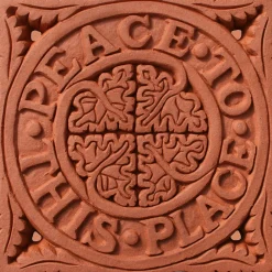 Wandfliese Terrakotta »Segen aus Somerset«.