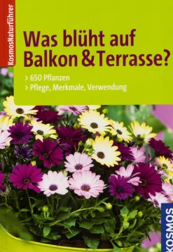 Was blüht auf Balkon & Terrasse? 650 Pflanzen, Pflege, Merkmale, Verwendung.