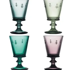Weingläser La Rochère »Biene«, farbig, 4er-Set.