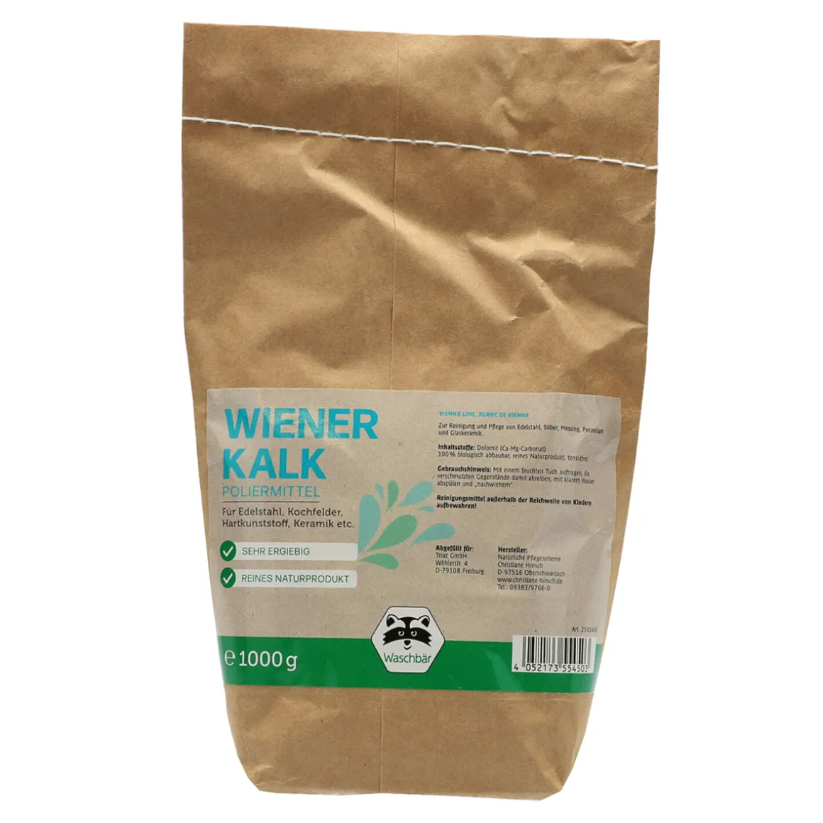 Wiener Kalk in der Tüte.