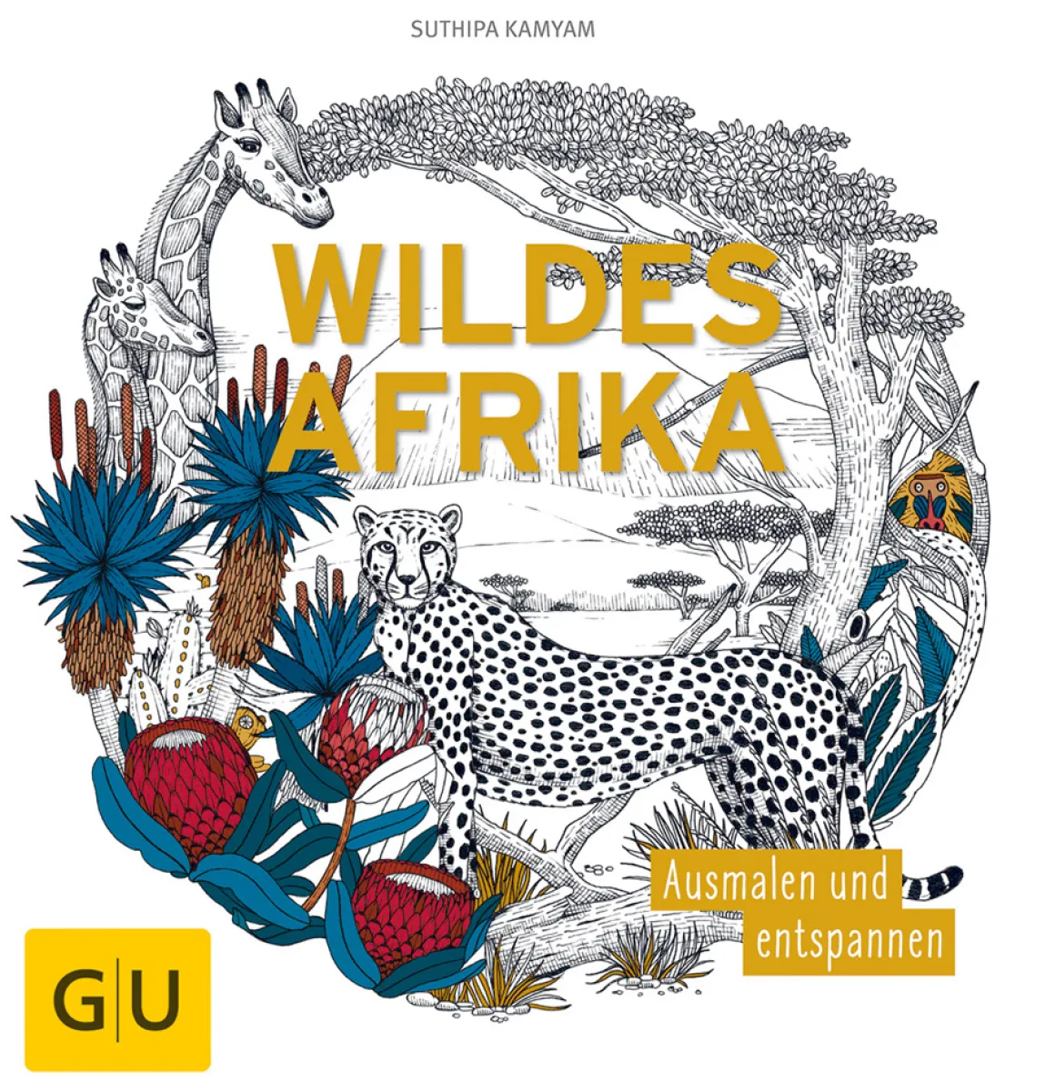 Wildes Afrika - Ausmalen und entspannen