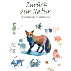 Zurück zur Natur. Die Wildnis malen mit Wasserfarben.